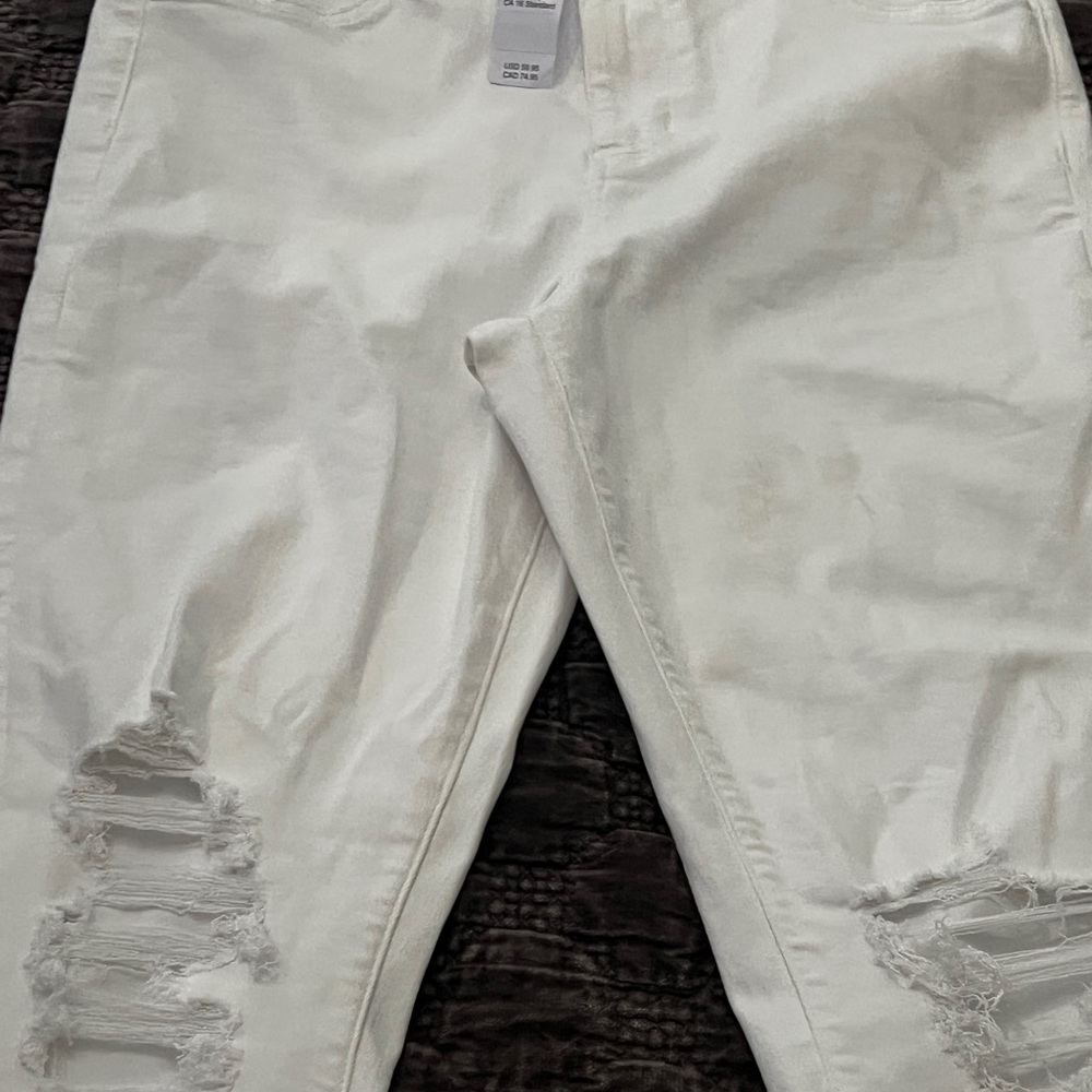 American Eagle Distressed High Ride Jeggings